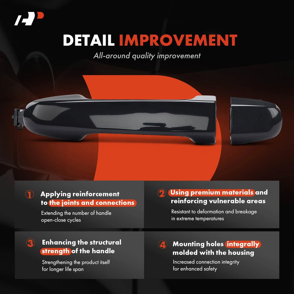 Exterior Front Right Door Handle for Toyota Camry (2012-2017)