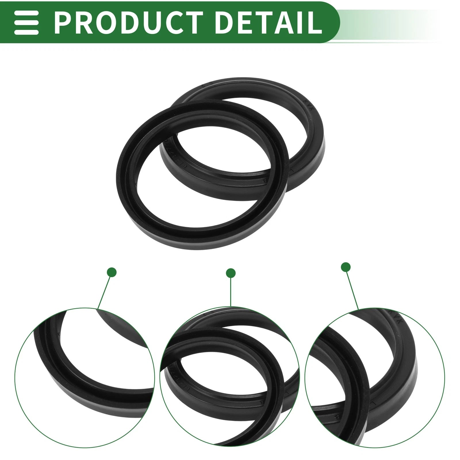 Set of 5 Oil Seal Rotary Shaft Seal NBR Rubber 38x46x5mm