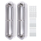 Fabricated Aluminum Covers for Ford 260-351W V8 (Polished, w/ Mounting Hardware)