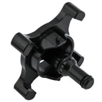 Black Billet Diesel Fuel Drain Valve for Ford Powerstroke (2017–2020)