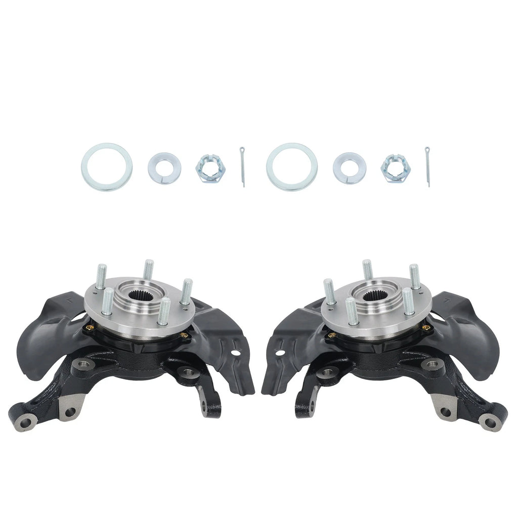 Set of 2 Front Steering Knuckle Assemblies for Hyundai Sonata (2011)