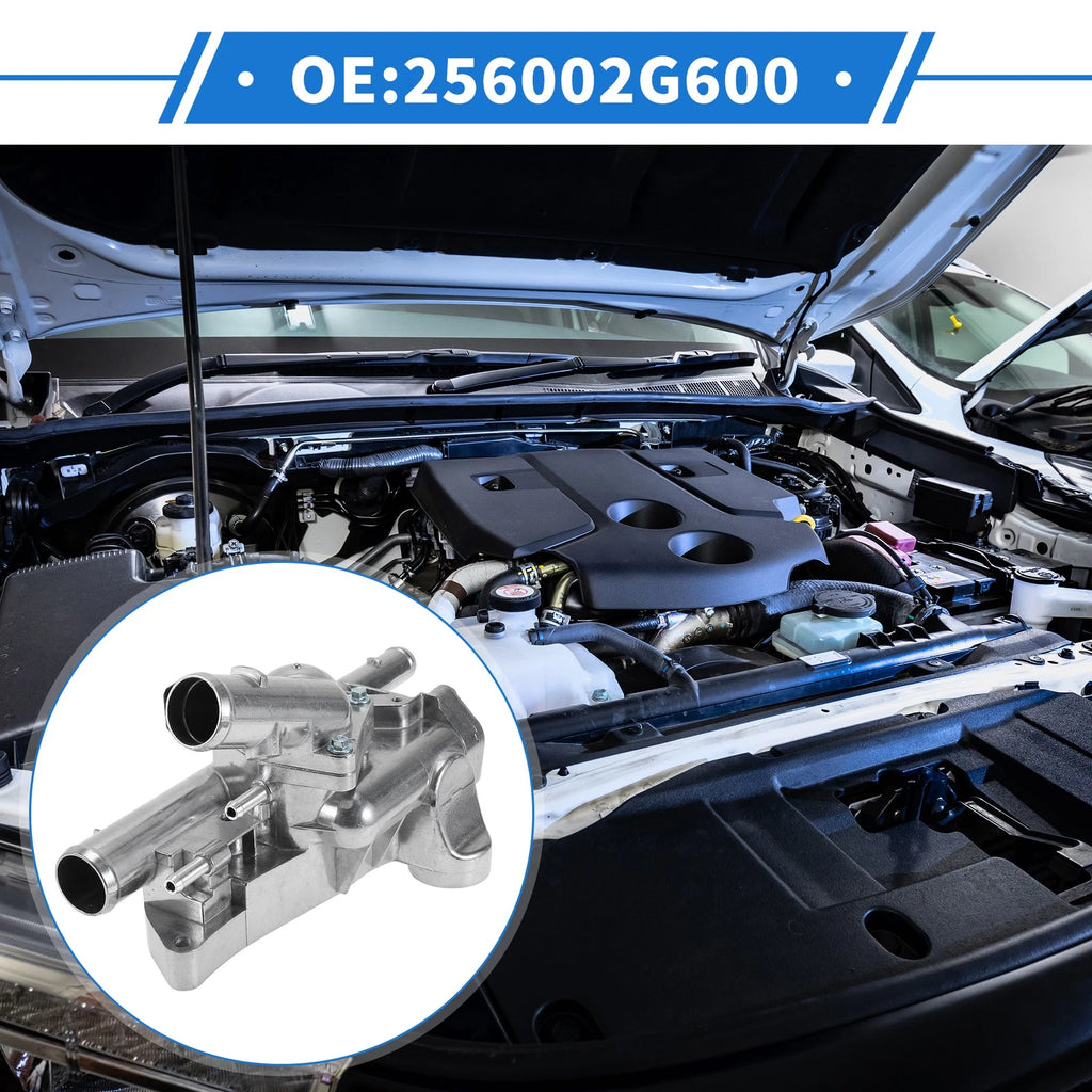 Upgraded Aluminum Thermostat Housing for Hyundai Sonata (2008–2010) No.256002G600
