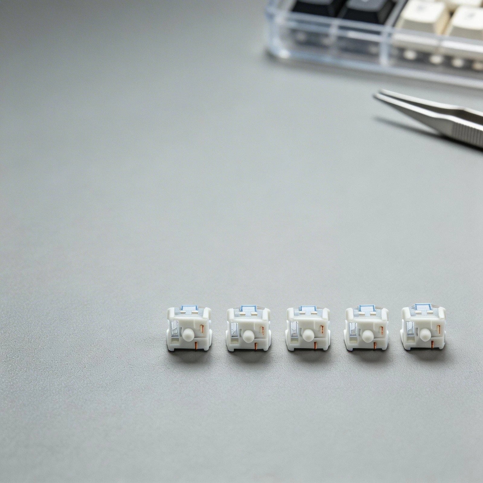 Pack of 50 Blue 3 Pin Mechanical Keyboard Switches for LED Keyboards