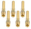 Set of 6 Bosch Fuel Injectors for Mercedes-Benz S124 W116 W123 W124 W126 W201
