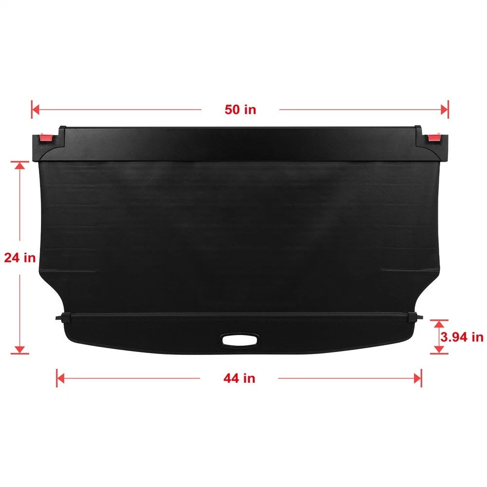 Cargo Cover Rear Trunk Privacy Shade for BMW X3 (2003–2010) Retractable Black