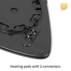 Mirror Glass Heated with Backing Plate Passenger Side RH for BMW 320i 340i 228i