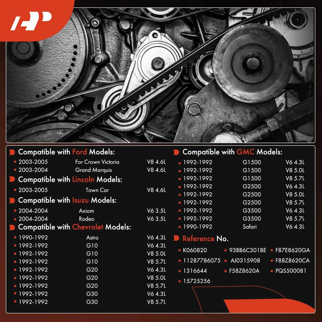 Serpentine Belt for Toyota Tundra (2000–2006) and Mazda 6 (2009–2013)