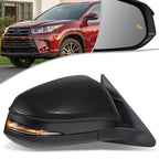Powered Heated Door Mirror Right for Toyota Highlander (2017–2019) TO1321361