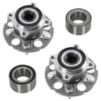 Front Rear Wheel Bearing and Hub Assembly Kit for Honda CR-V (2012–2016)