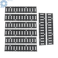 Set of 8 E Track Tie-Down Rails for Enclosed Cargo Trailer (2 ft)