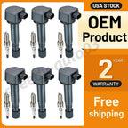 Ignition Coil Pack and Iridium Spark Plugs for 2013–2015 Acura RDX (3.5L)