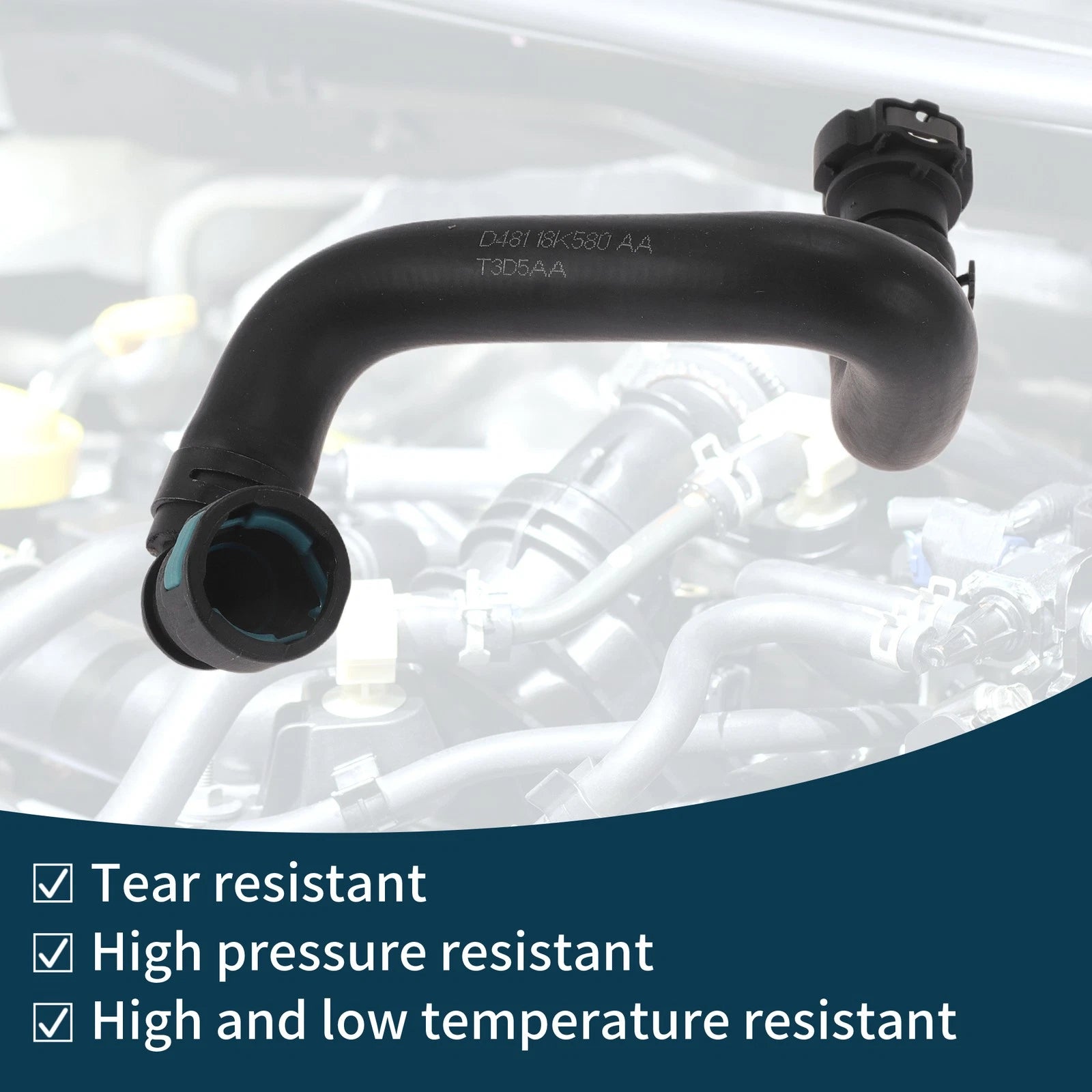 Radiator Hose No.D4B118K580AA for Ford EcoSport (2016) Rubber Outlet Pipe