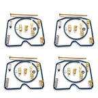 4X Carburetor Repair Kit for Kawasaki KVF300 Prairie (1999–2002)