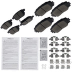Brake Pads Set for Toyota Prius (2010–2020) Lexus CT200h (2011–2017)