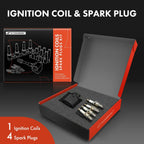 Ignition Coil and Iridium Platinum Spark Plug for Toyota 4Runner (2003-2009)
