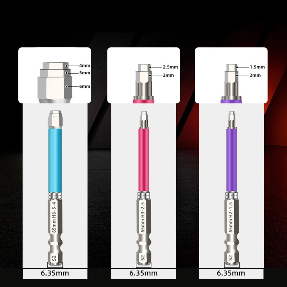 6pc Electric Screwdriver Bits Set for