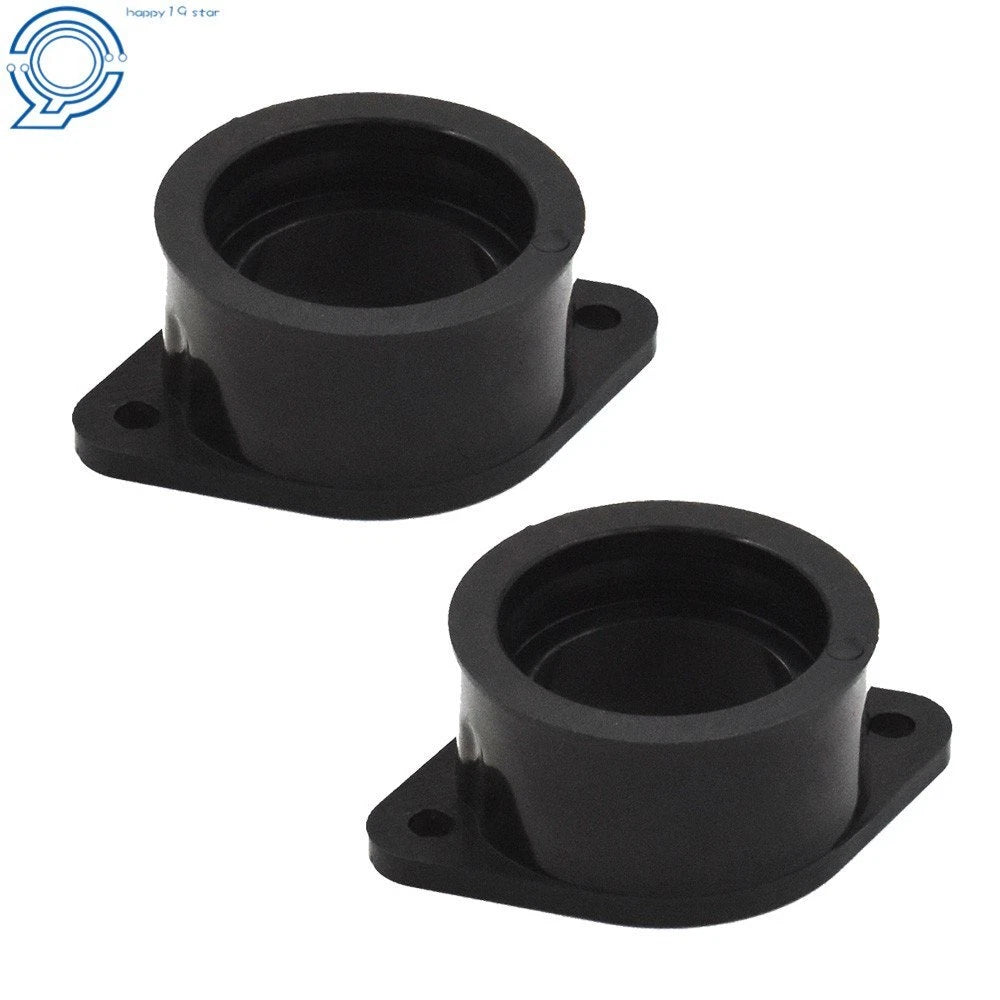 2Pcs Carburetor Insulator Intake Boot Set for Kawasaki KZ440 (1980–1983) 16065-1027