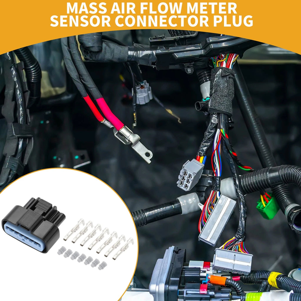 Set of 1 Mass Air Flow Meter Sensor Connector Plug for Dodge (No.MD336501)