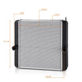 2-Row Aluminum Radiator for International 4100 4300 4400 (2005–2007)