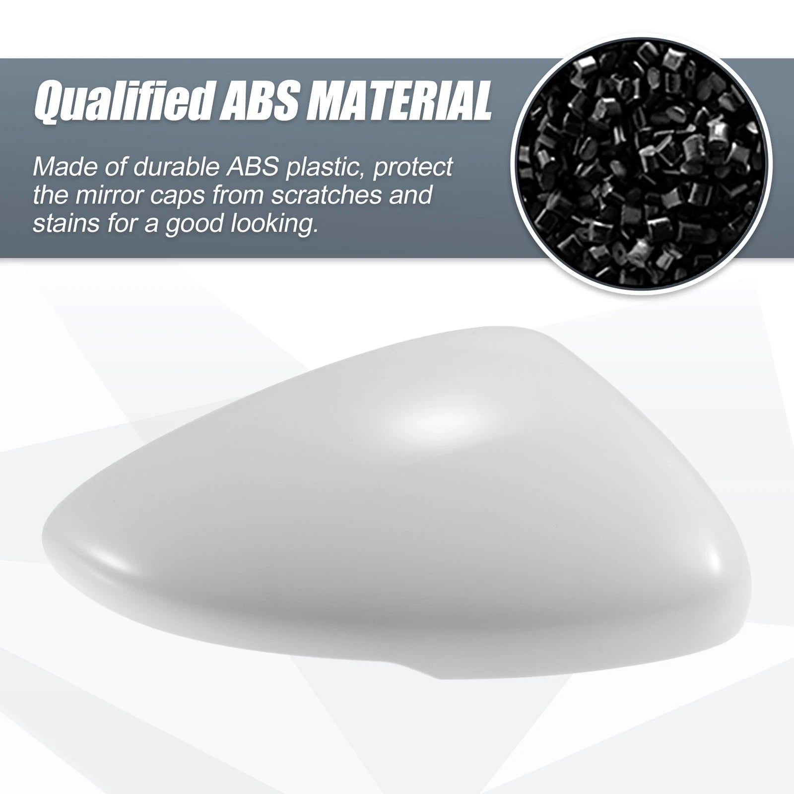 Right Side Mirror Cover Cap for Honda Accord (2018–2020) - White
