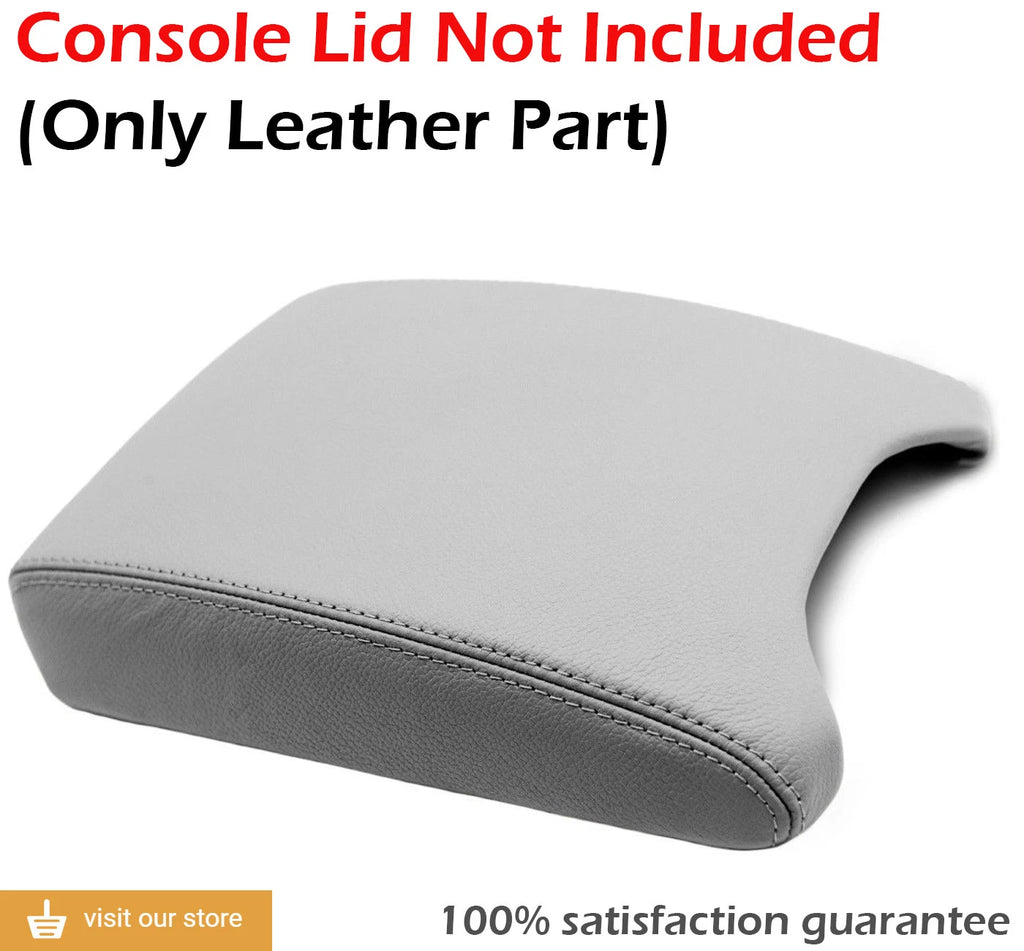 Center Console Armrest Vinyl Cover for BMW X5 (2000–2006) Gray