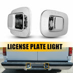 LED Chrome Housing License Plate Light for Chevy Silverado GMC Sierra (1988–1998)