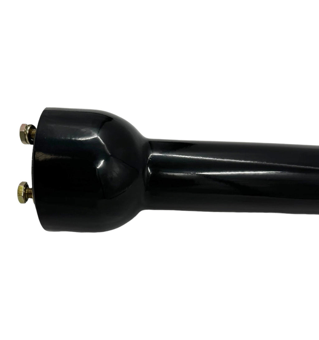 Steering Column Universal Black Stainless Steel with 3 Bolt Adapter (36 in)