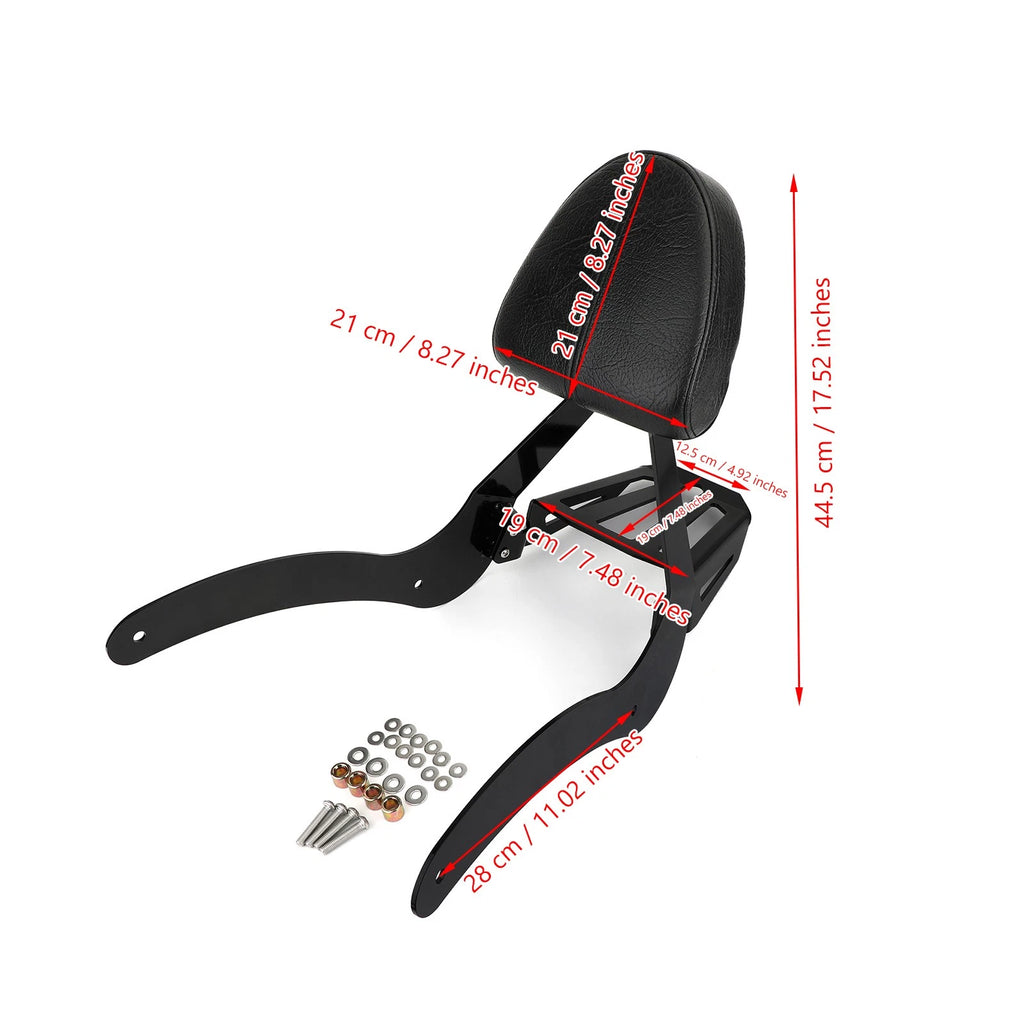 Passenger Sissy Bar Backrest Luggage Rack for Indian Scout Sixty (2014–2020)