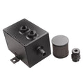 2L Aluminum Oil Catch Can Reservoir Tank Breather Filter 10AN Fitting for