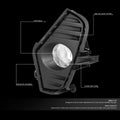 Clear Fog Light Bumper Lamps w/Bezel & Switch for Toyota RAV4 (2019–2020)