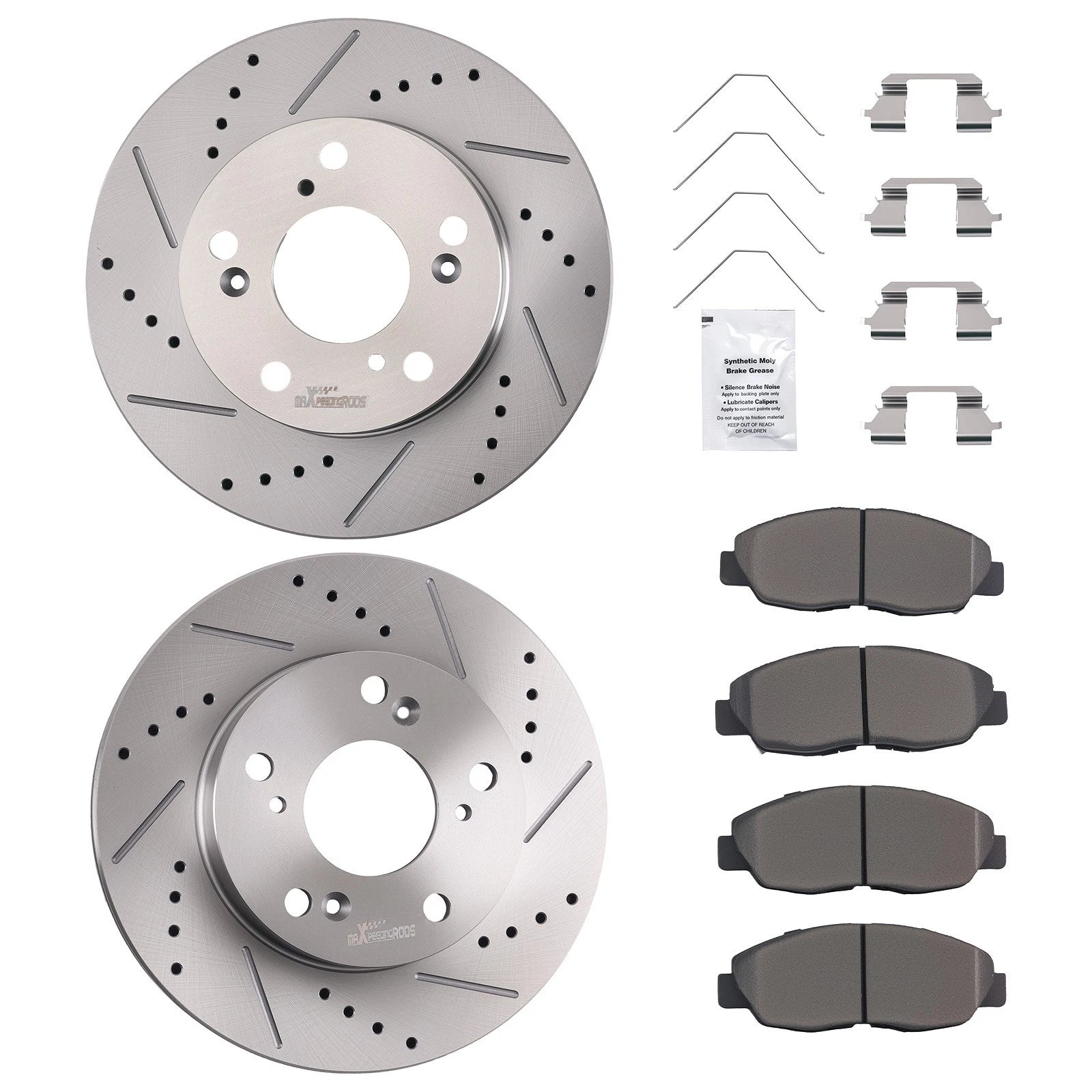 Front Brake Rotors and Pads Set for Honda Civic (2012–2015)