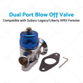 Dual Port Blow Off Valve for Subaru Legacy WRX Forester XT (2000–2023)