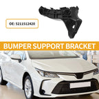 RH Front Bumper Support Bracket for Toyota Corolla (2004–2006) 1 Pc Black