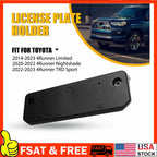 License Plate Bracket for Toyota 4Runner (2014â2023) Front Textured