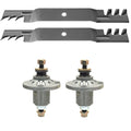 Spindle & Mulching Blades for John Deere LA100 LA110 LA120 102 105 115 125 (2000–2023)