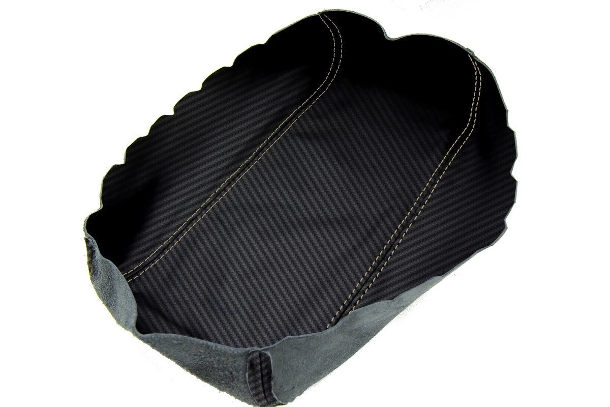 Console Lid Armrest Cover for Chevrolet Impala (2006–2019) Carbon Fiber
