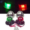 LED Bow Navigation Lights for Marine Boat Pontoon (12V)