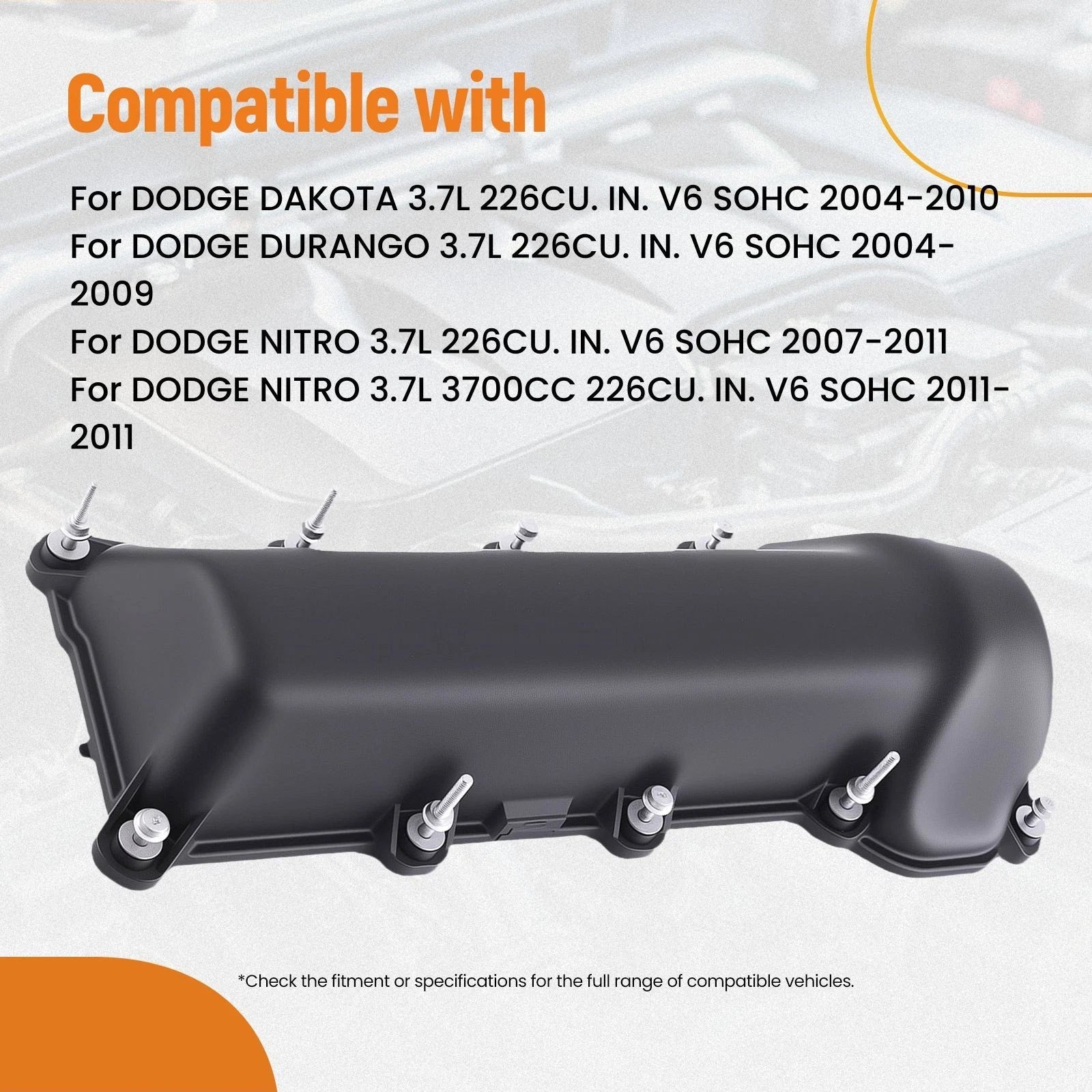 Engine Valve Cover Left Side Replacement for Dodge Durango (2004–2009)