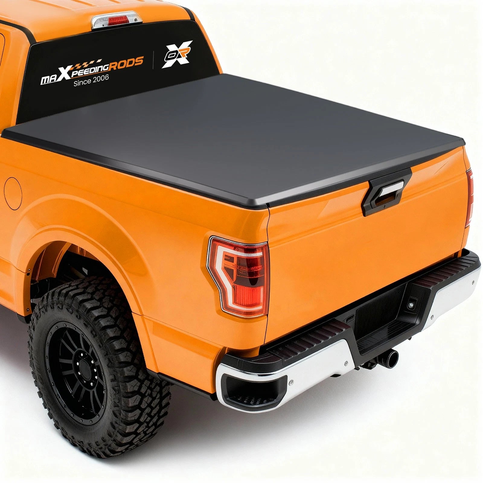 8FT Roll-Up Bed Cover for Chevrolet Silverado GMC Sierra (1988-2007) with LED