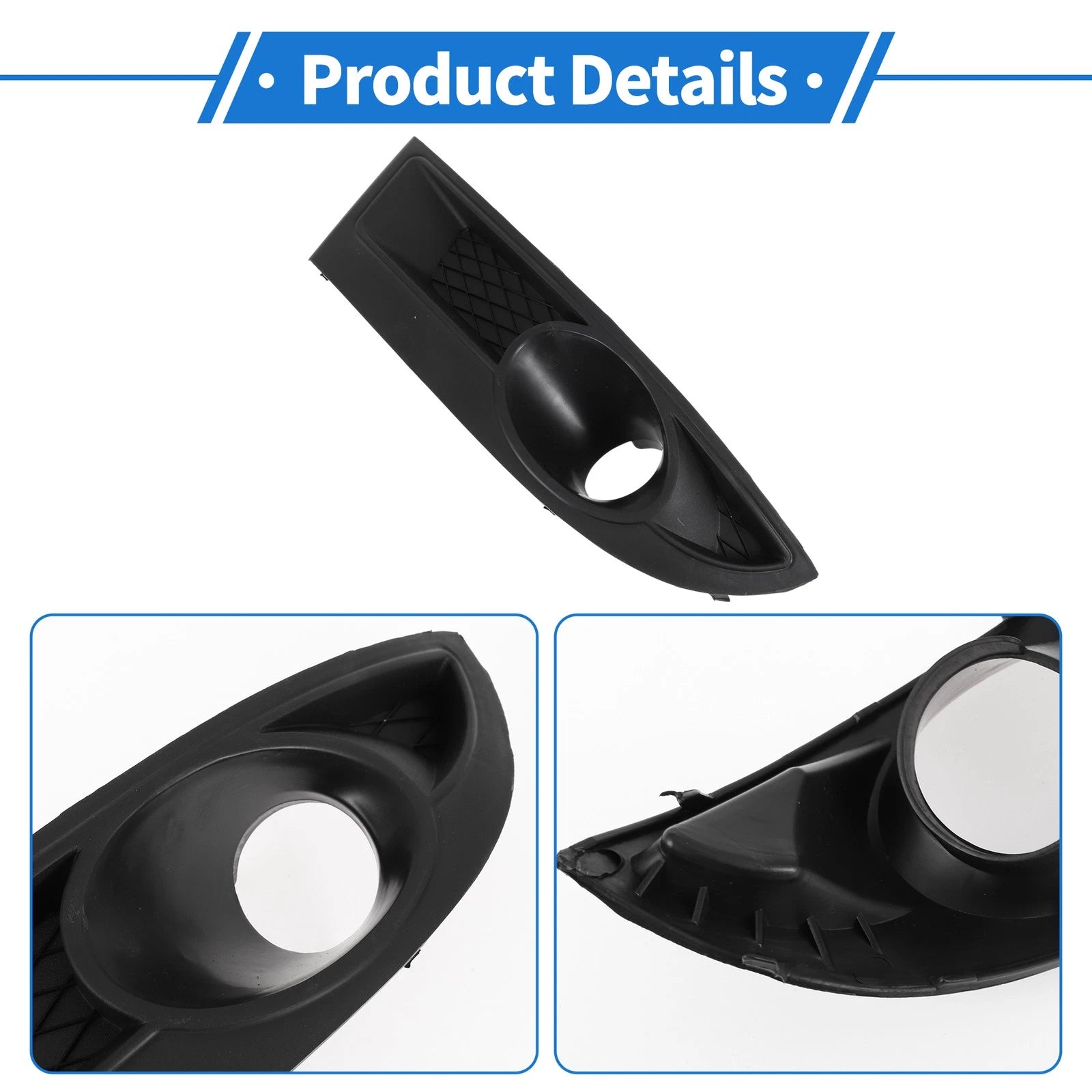 1 Pc Fog Light Grill for Chevrolet Epica (2007–2009) No. 9027807 Black