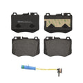 Set of 4 Brembo Front Disc Brake Pads with Wear Sensor for Mercedes W213 E350 (2017–2023)