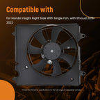 Cooling Fan Right w/ Shroud for Honda Insight (2019–2022)
