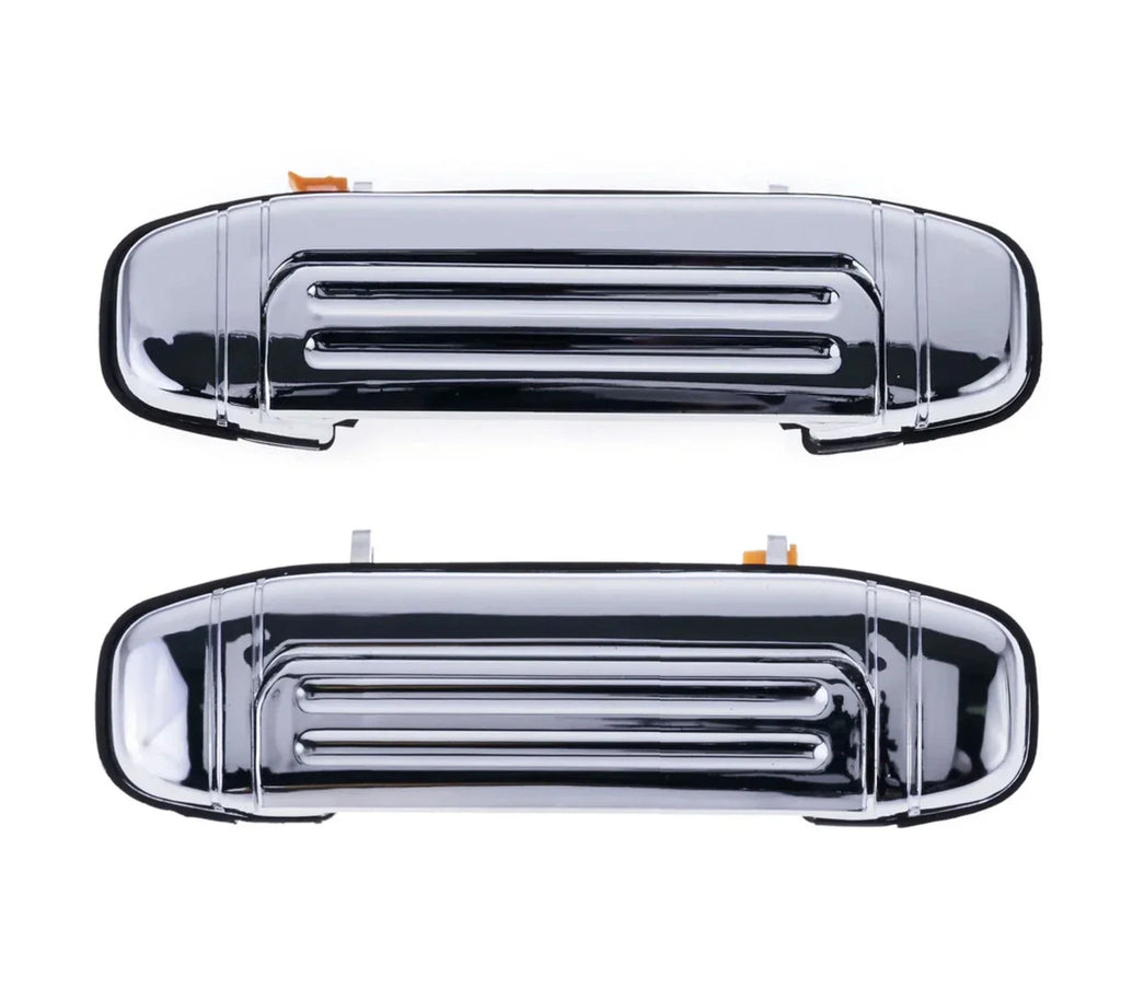 Door Handle Outer 2 x Chrome Front Left+Right for Mitsubishi Pajero (1991–2000)