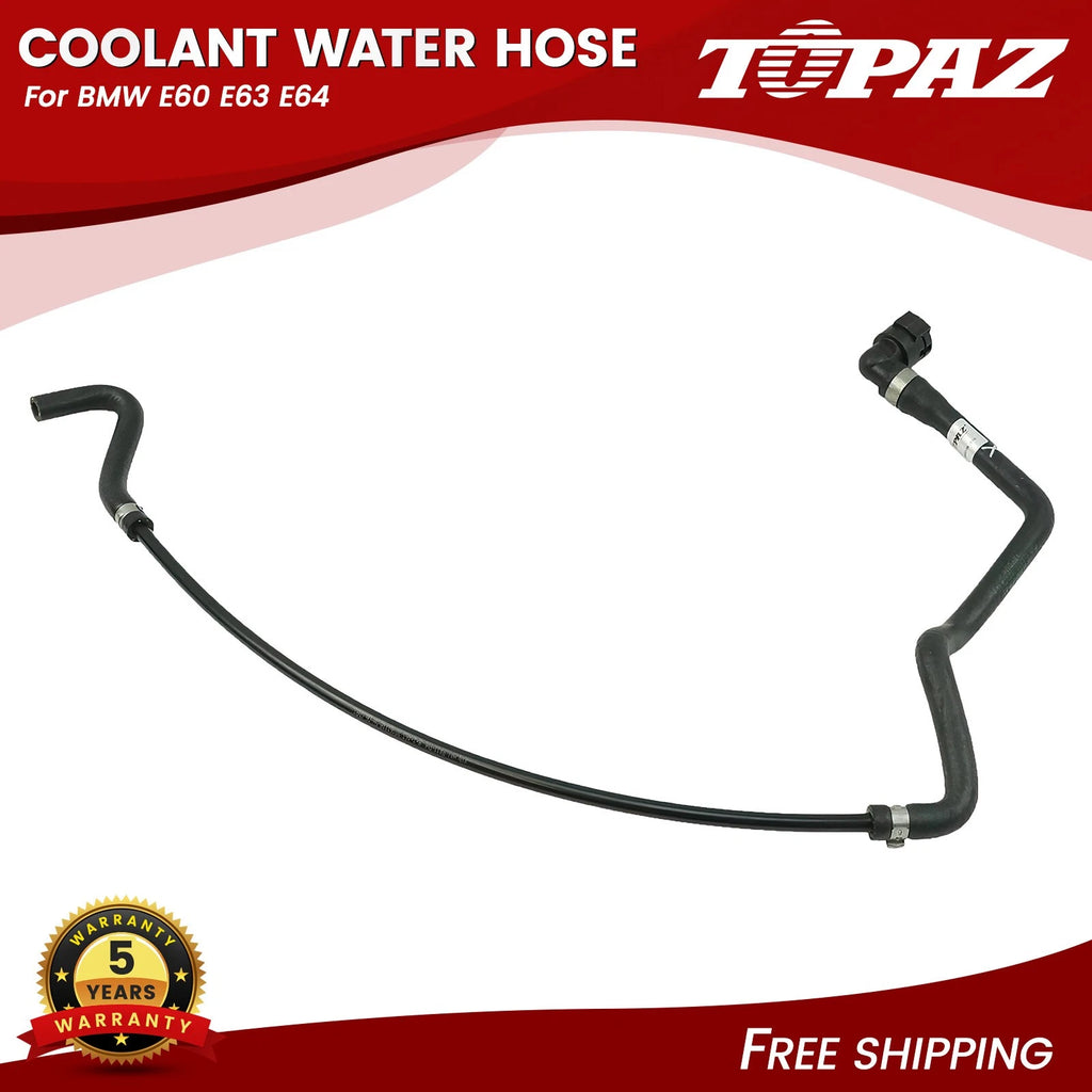 Expansion Tank to Rad Upper Coolant Water Hose for BMW E60 E63 E64 (2004–2010)