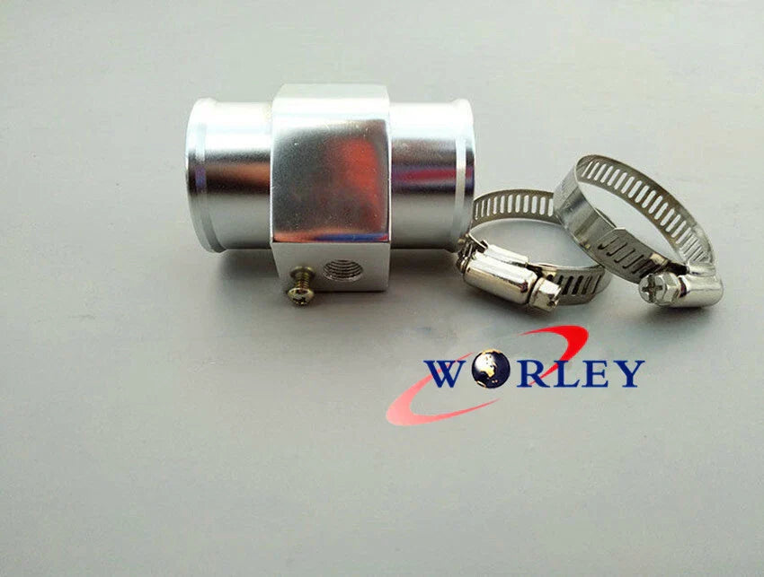 28mm Silver Coolant Temperature Sender Gauge Sensor for Radiator Hose
