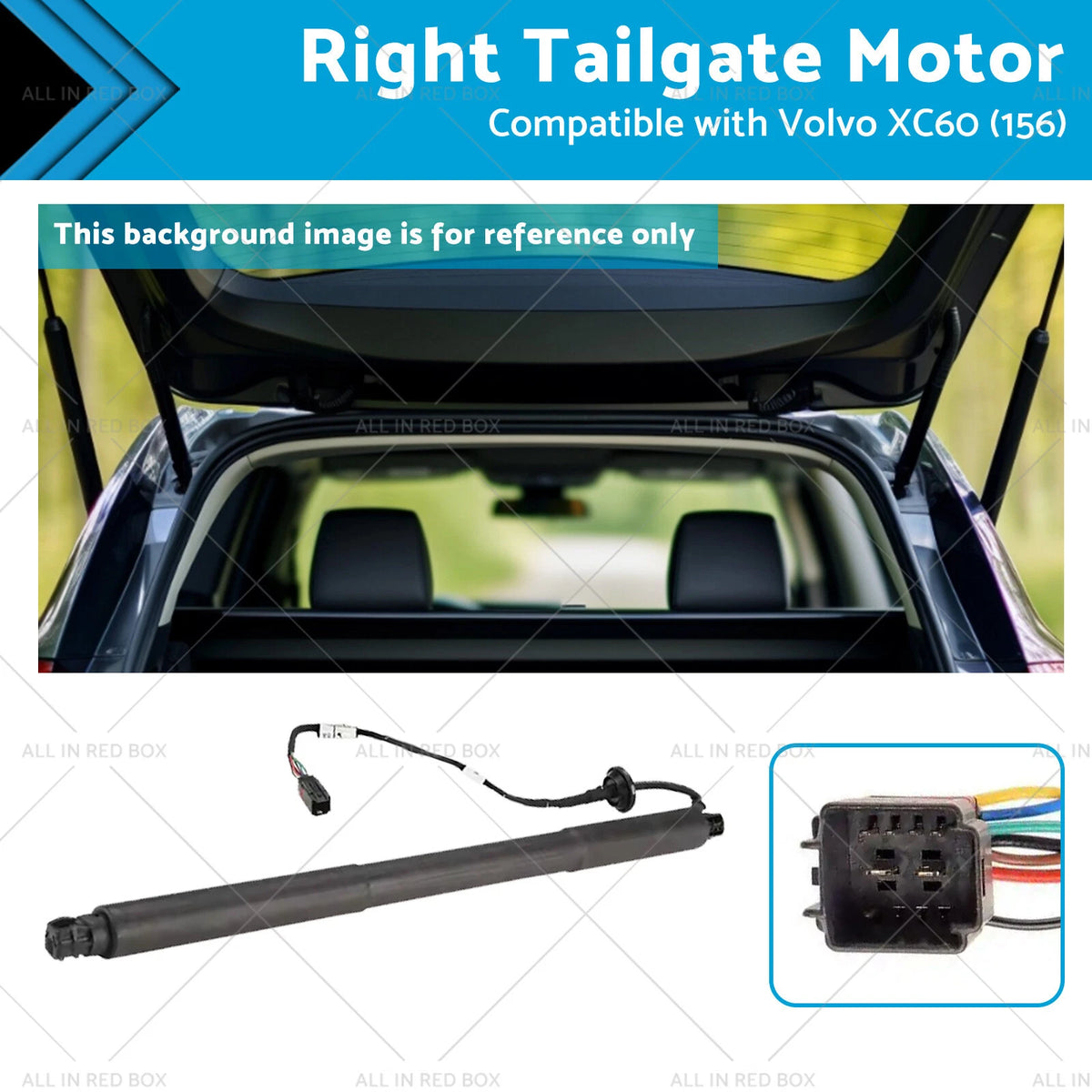 Right Tailgate Motor for Volvo XC60 T6 AWD T5 AWD D5 D4 D3 (2010–2017) 31298577