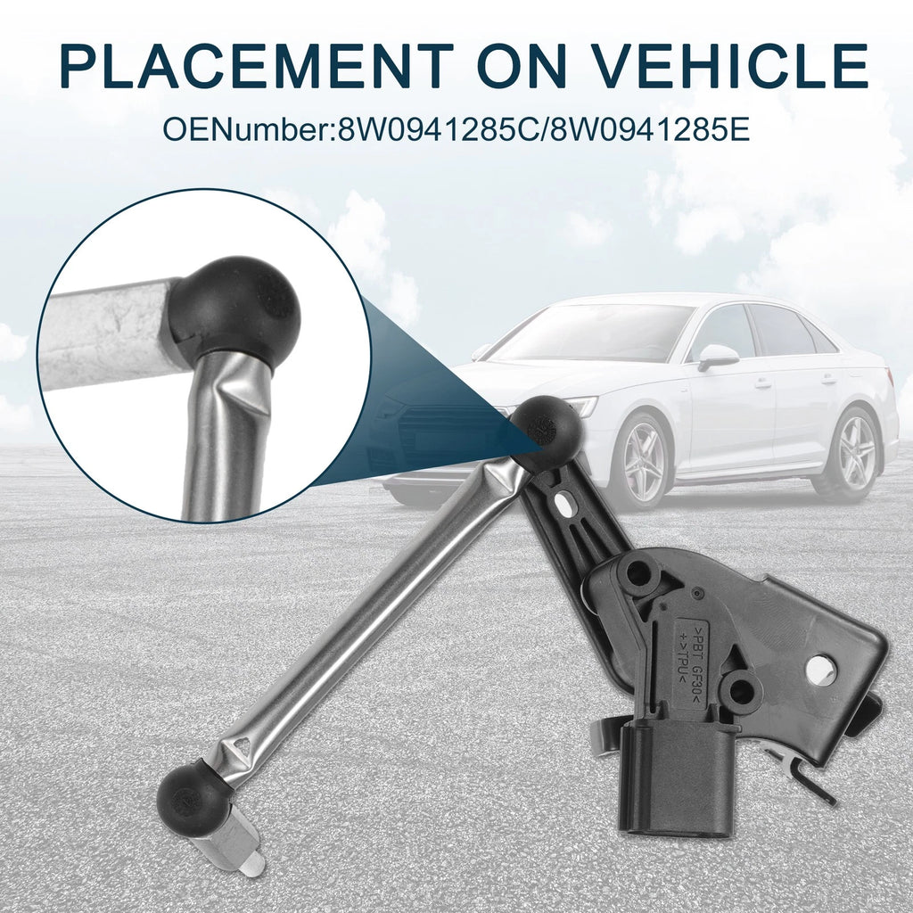 Air Suspension Ride Height Level Sensor for Audi A4 (2002–2008) No. 8W0941285C/8W0941285E