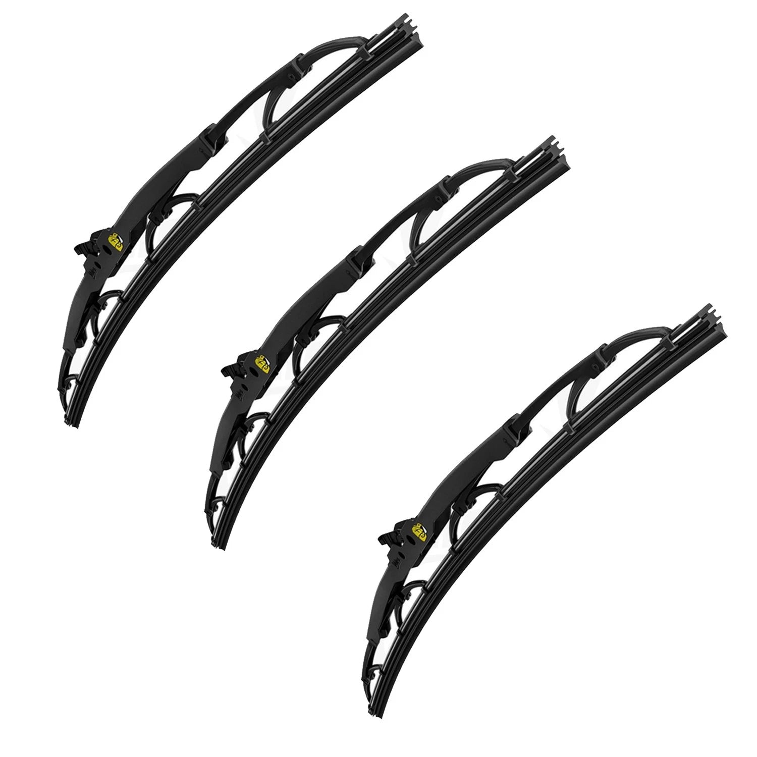 3pc Wiper Blade Kit for Valeo (Front Left LH 21", Right RH 21", Rear 21")