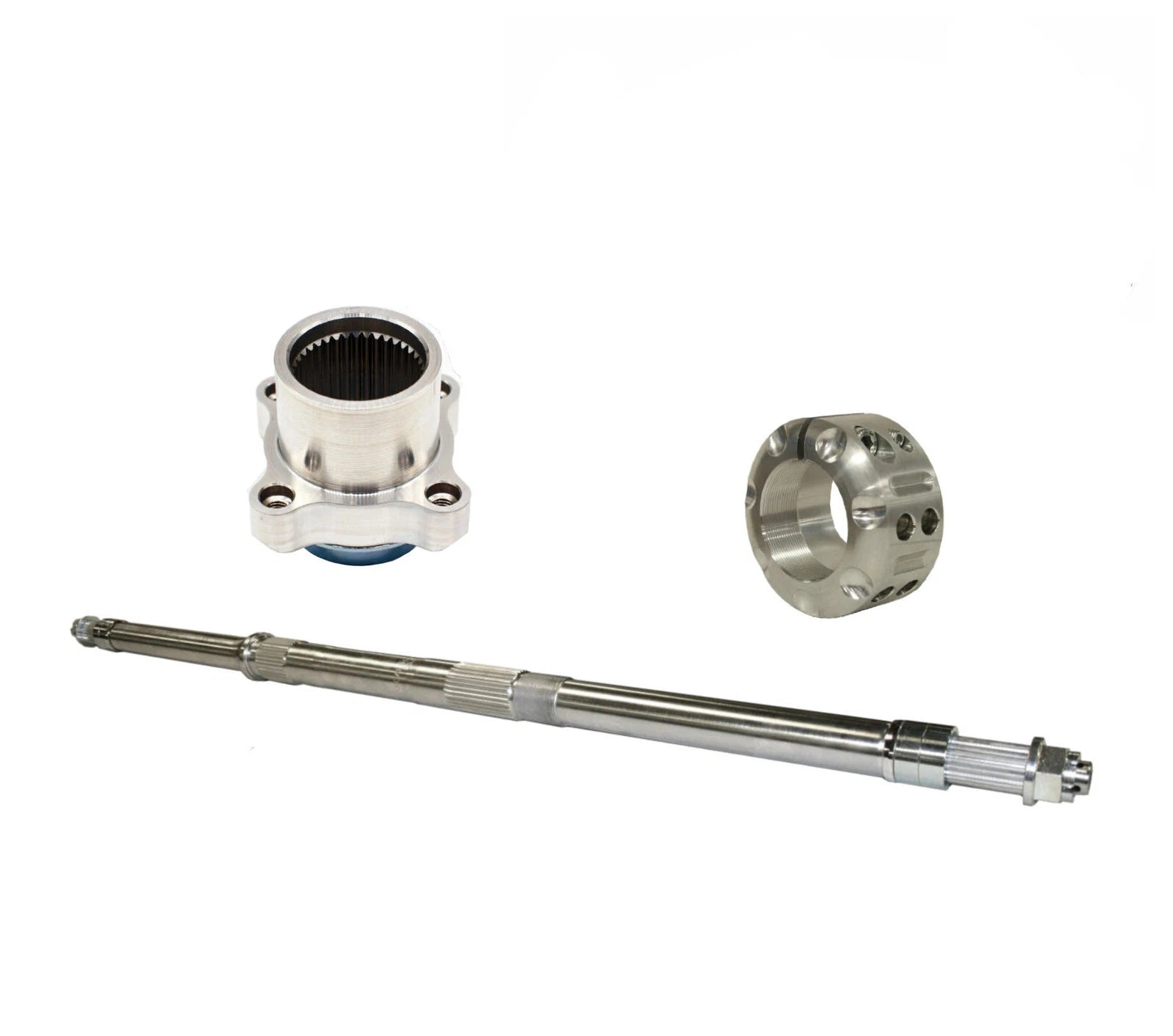 Axcalibar Rear Axle + Billet Brake Hub & Lock Nut for Yamaha Banshee (1987–2006)