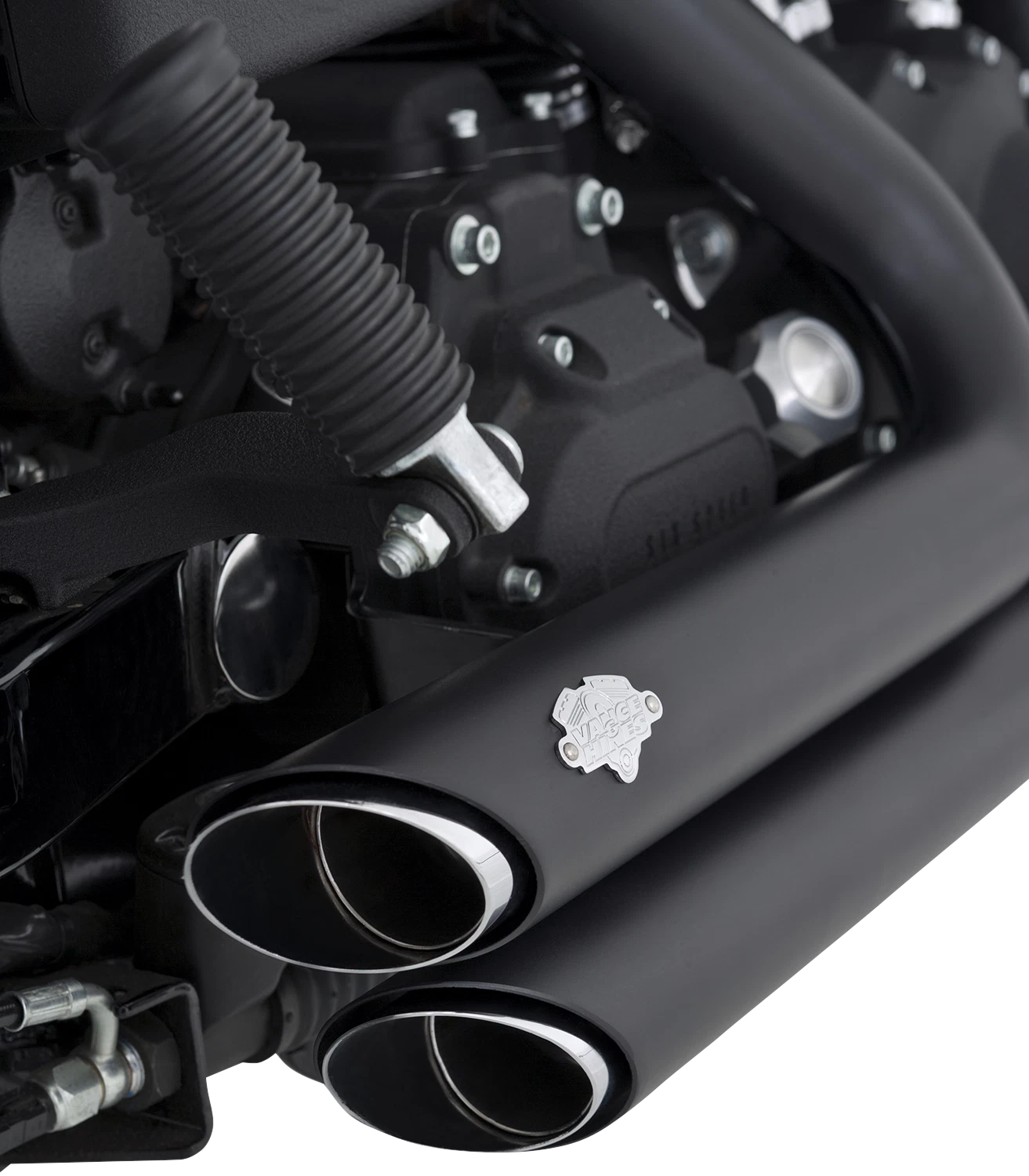 Vance & Hines Shortshots Staggered Exhaust for Harley Dyna (2006–2009)